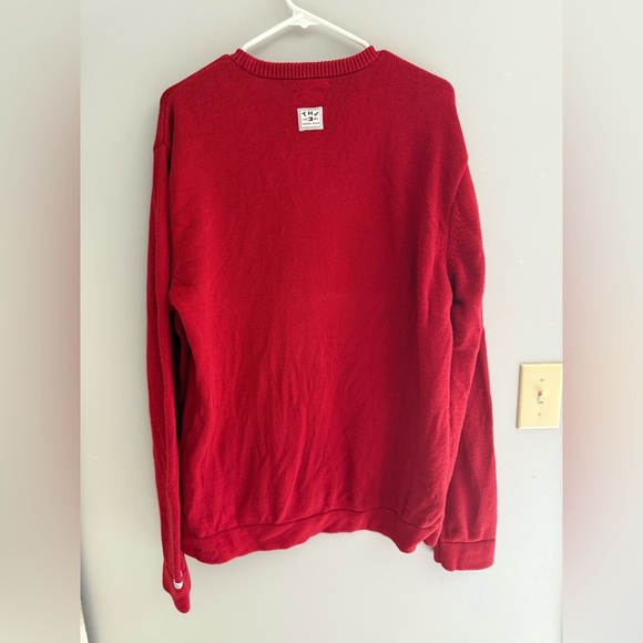 Tommy Hilfiger Knit Pullover Sweater Mens SZ L Long Sleeve Crew Neck Preppy Fall - Picture 5 of 7